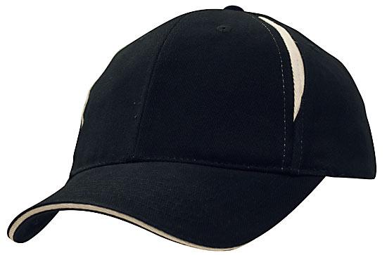 Custom Logo Headwear Canada Brushed Heavy Cotton with Crown Inserts & Sandwich
