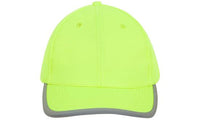 Custom Logo Headwear Canada Luminescent Safety Cap with Reflective Trim