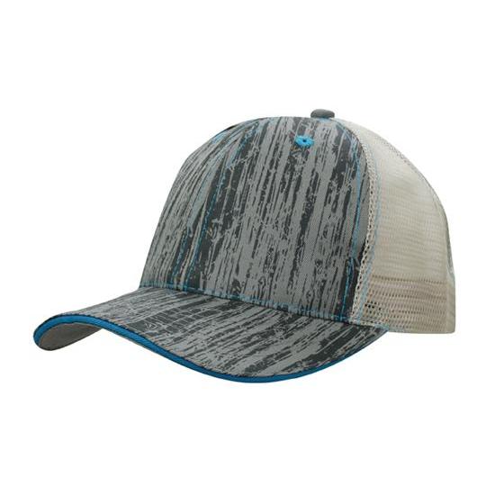 Custom Logo Headwear Canada Wood Printed With Mesh Back