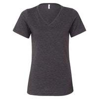 Women's Relaxed Heather CVC V-Neck Tee
