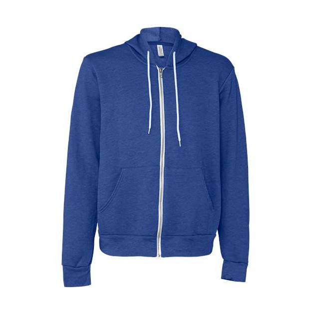Unisex Sponge Fleece Full-Zip Hoodie Sweatshirt