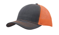 Custom Logo Headwear Canada Brushed Cotton with Mesh Back Cap