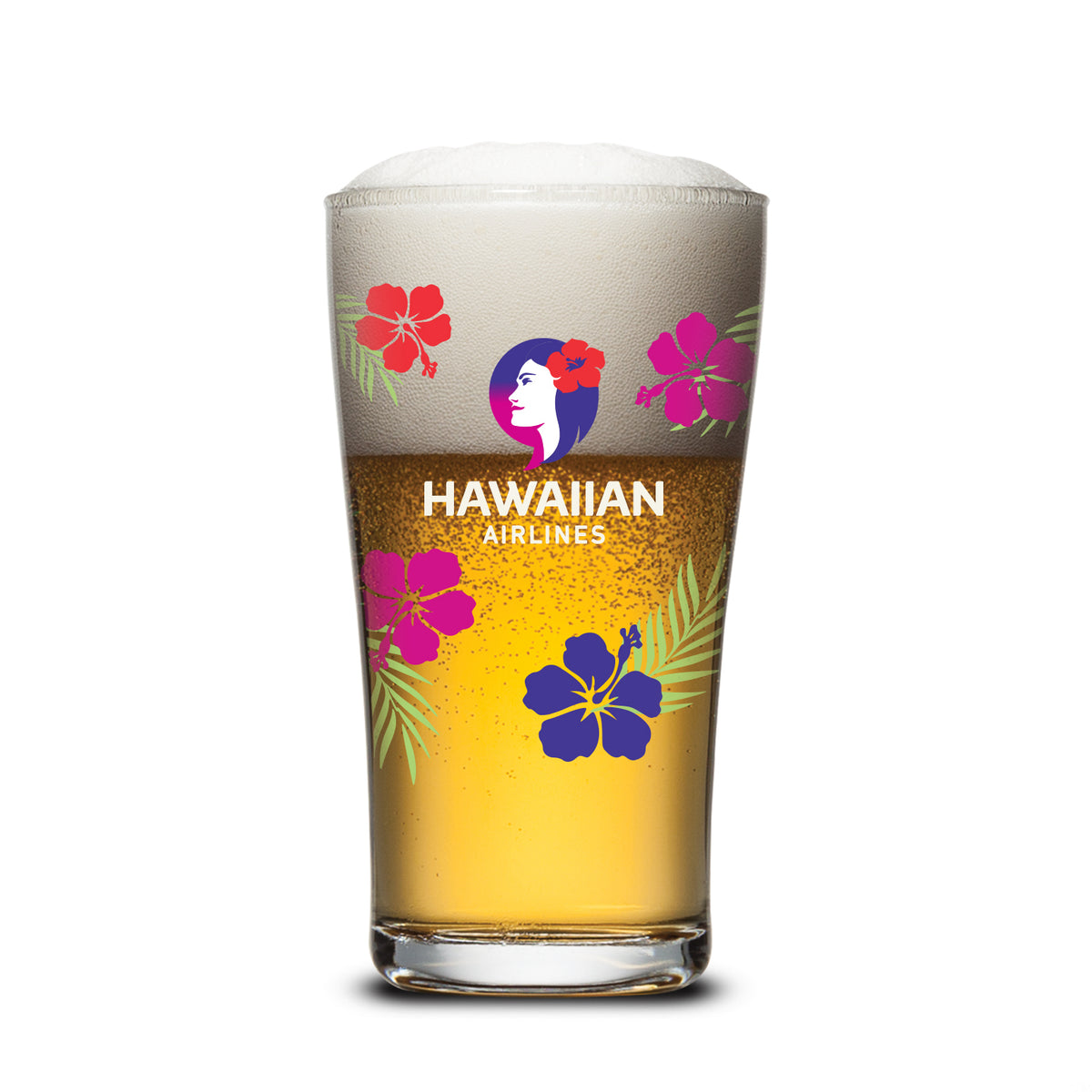 Custom Logo Caldecott Beer Glass - VividPrint™