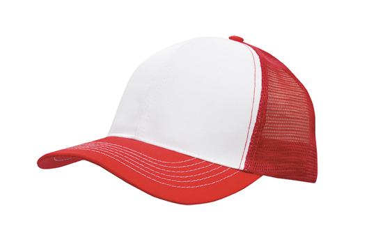 Custom Logo Headwear Canada Breathable Poly Twill With Mesh Back