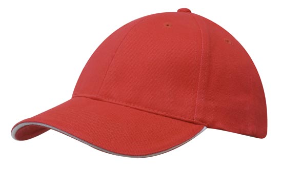 Custom Logo Headwear Canada Brushed Heavy Cotton with Sandwich Trim || 4210