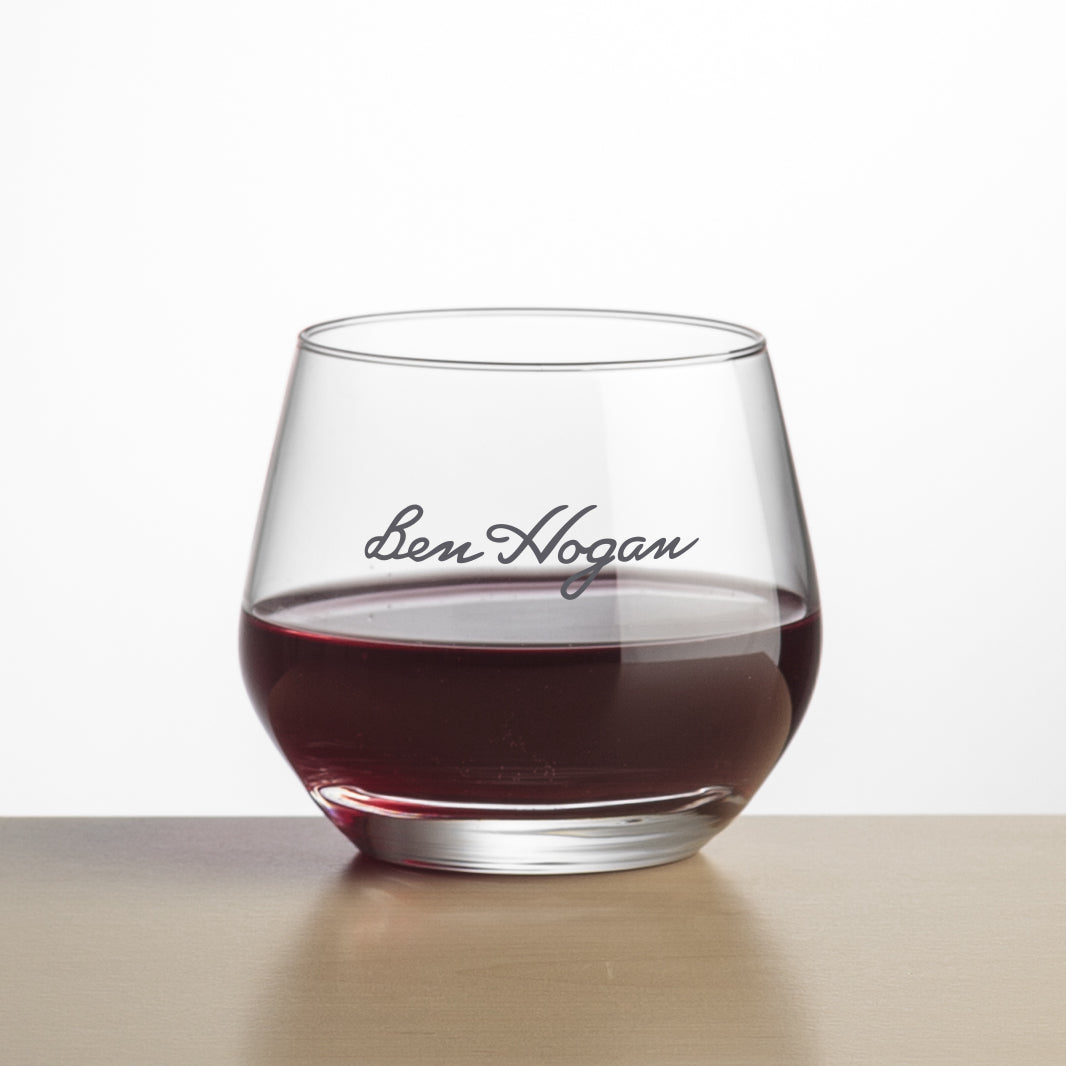 Custom Logo Bexley Stemless Wine - Imprinted