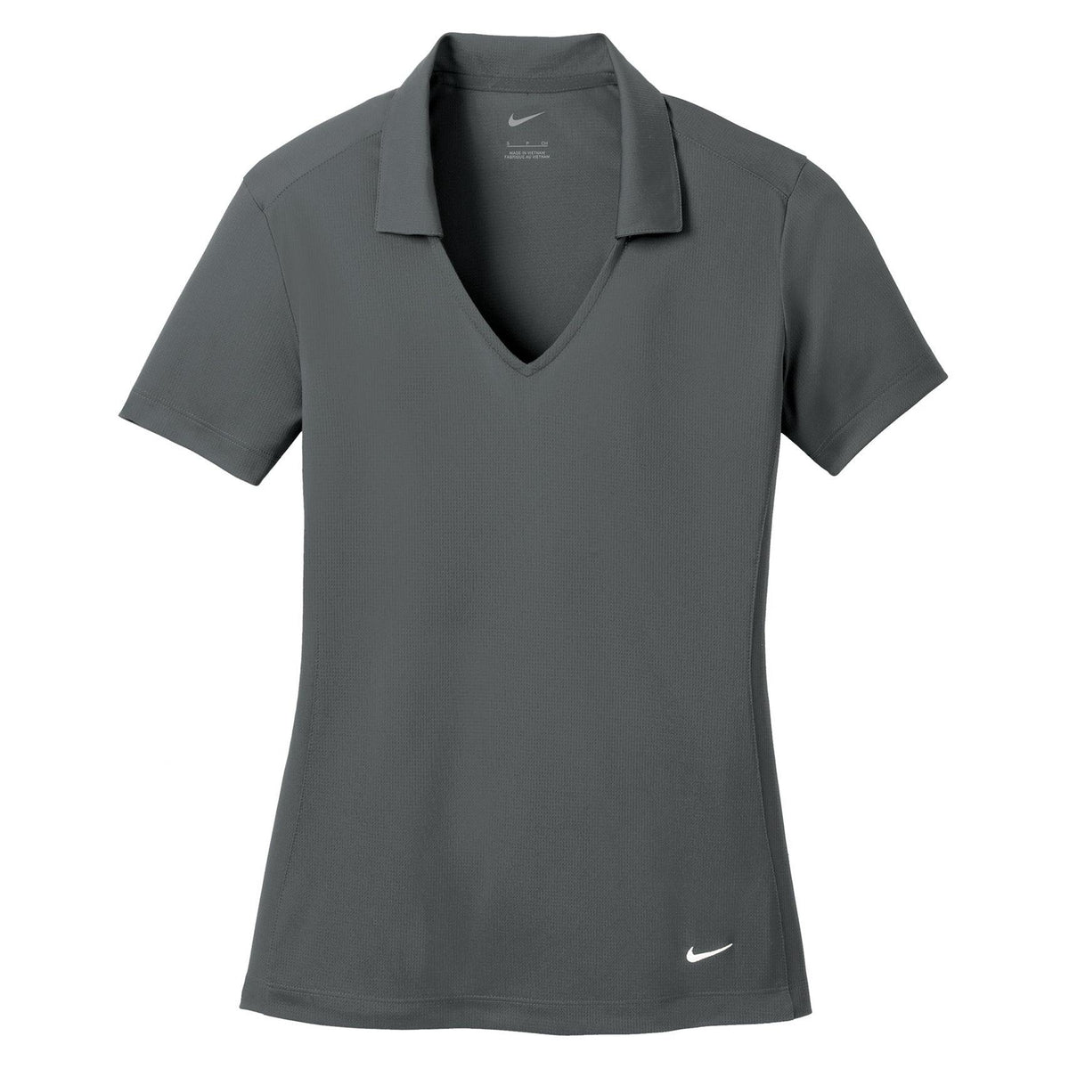 Nike Dri-FIT Vertical Mesh Polo - Women's - Anthracite