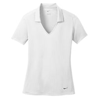 Nike Dri-FIT Vertical Mesh Polo - Women's - White