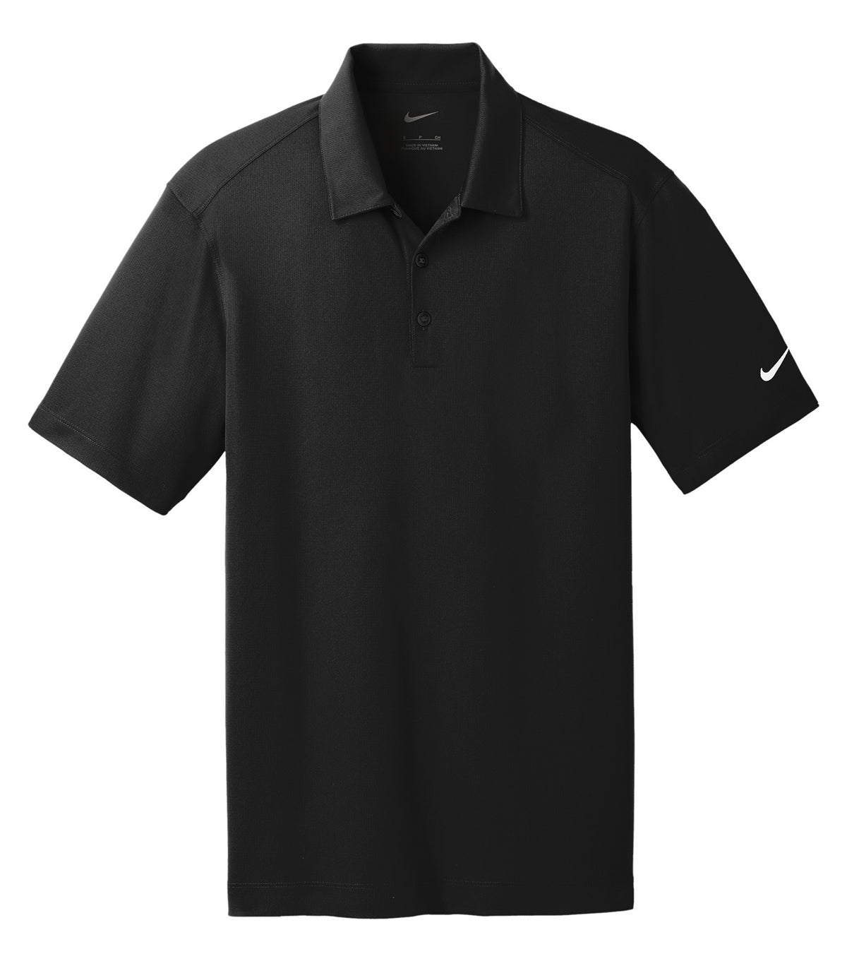 Nike Dri-FIT Vertical Mesh Polo - Black