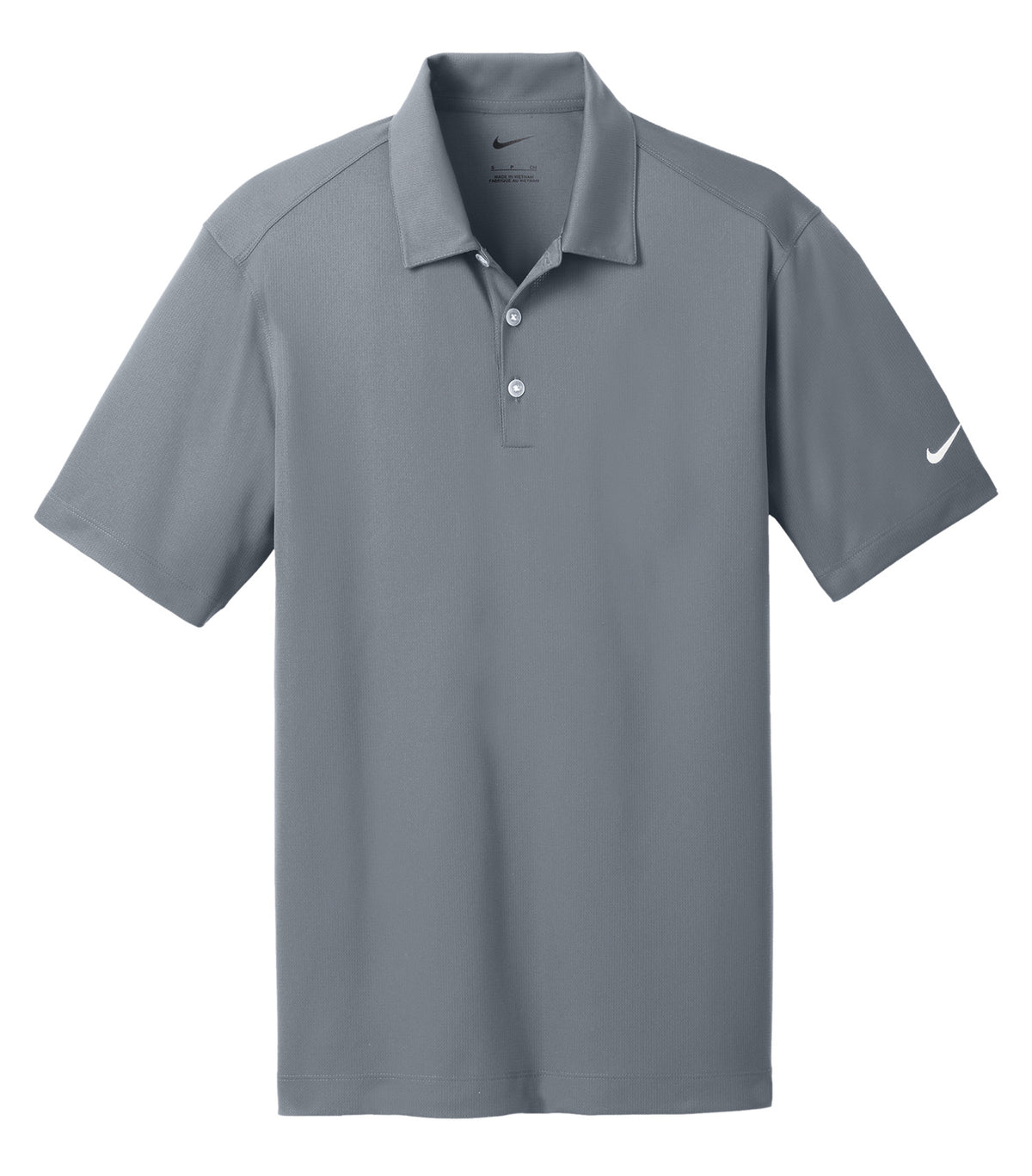 Nike Dri-FIT Vertical Mesh Polo - Cool Grey