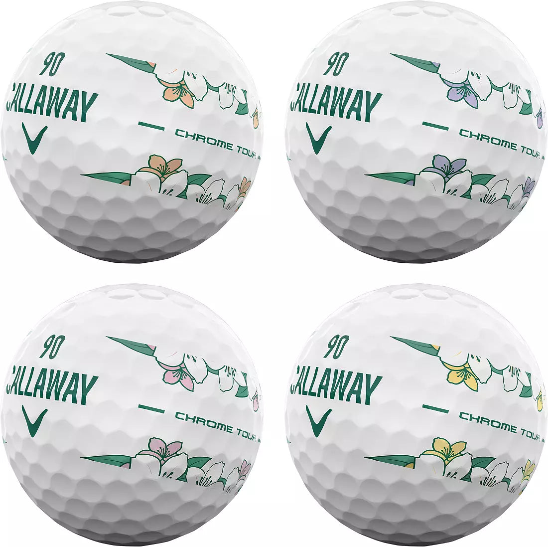 Callaway 2026 Chrome Tour April Major 360 Stripe Golf Balls