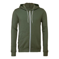 Unisex Sponge Fleece Full-Zip Hoodie Sweatshirt