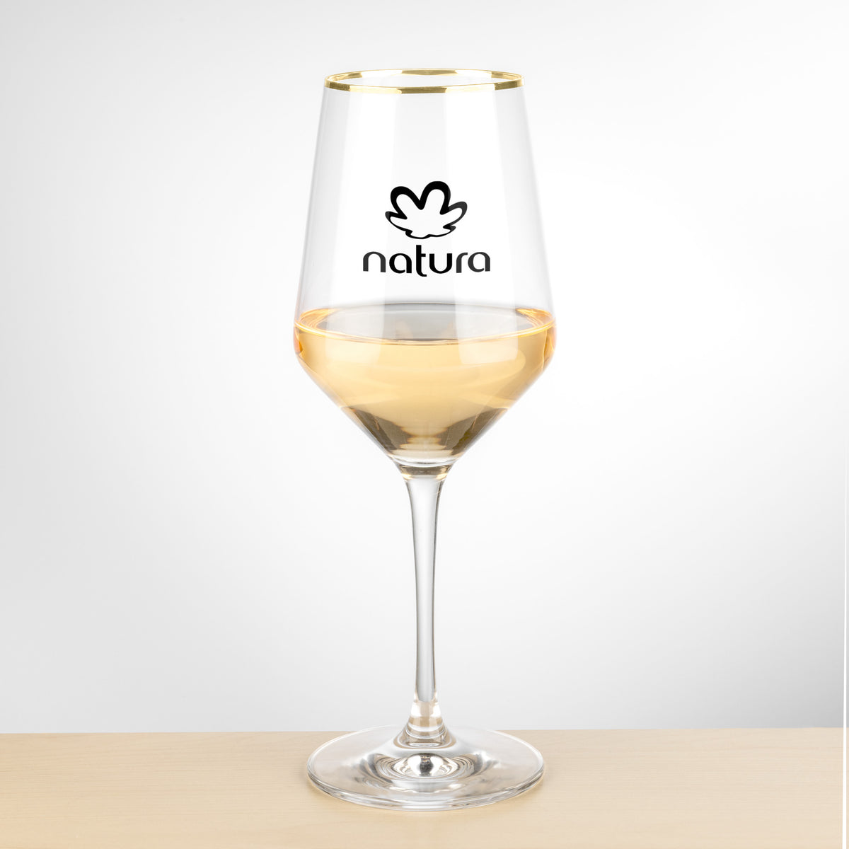 Custom Logo Tucson Gold Rim Wine - Imprinted