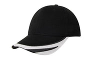 Custom Logo Headwear Canada Brushed Heavy Cotton with Peak Trim Embroidered