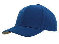 Custom Logo Headwear Canada Premium American Twill with Contrast Peak Under