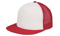 Custom Logo Headwear Canada Trucker Mesh Cap With Flat Peak