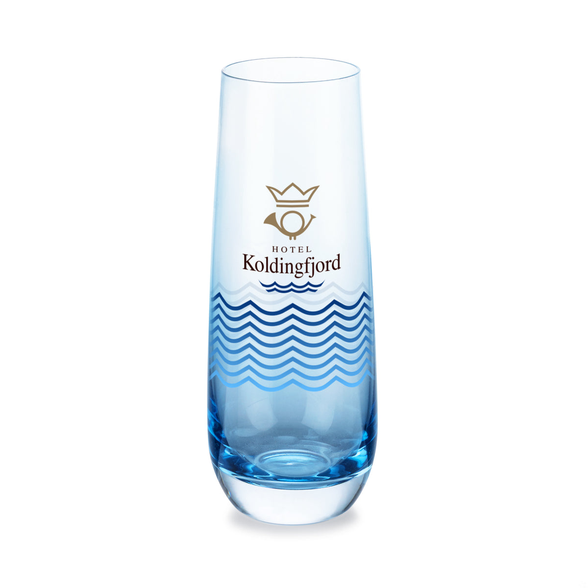 Custom Logo Soudan Stemless Flute Blue - VividPrint™