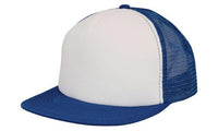 Custom Logo Headwear Canada Trucker Mesh Cap With Flat Peak