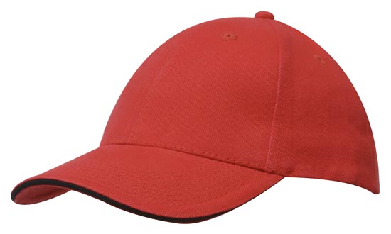 Custom Logo Headwear Canada Brushed Heavy Cotton with Sandwich Trim || 4210