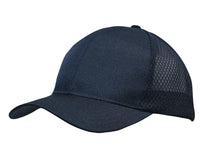 Custom Logo Headwear Canada Breathable poly twill with honeycomb mesh
