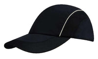 Custom Logo Headwear Canada Spring Woven Fabric with Mesh to Side Panels and Peak