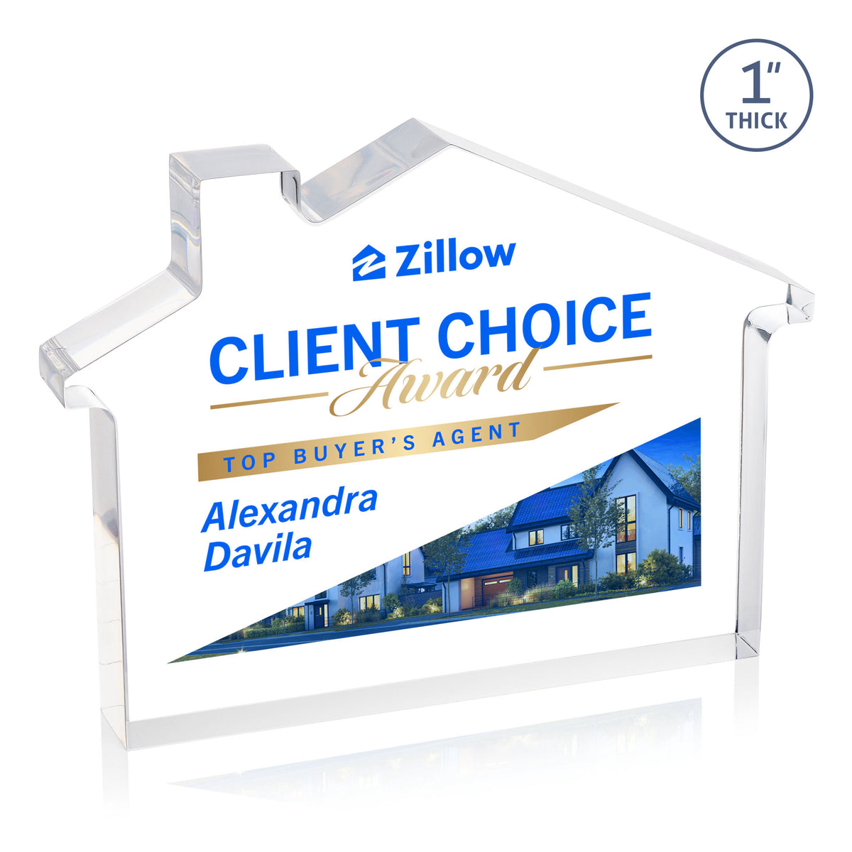 Custom Logo Homestyle VividPrint™ Award - Clear