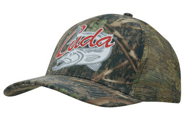 Custom Logo Headwear Canada True Timber Camouflage with Camo Mesh Back