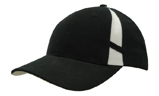 Custom Logo Headwear Canada Brushed Heavy Cotton with Crown Inserts & Contrasting Peak Under & Strap