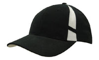 Custom Logo Headwear Canada Brushed Heavy Cotton with Crown Inserts & Contrasting Peak Under & Strap