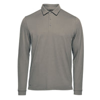 Custom Logo Stormtech Men's Nevada L/S Micro Pique Polo