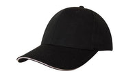 Custom Logo Headwear Canada Chino Twill with Sandwich Trim