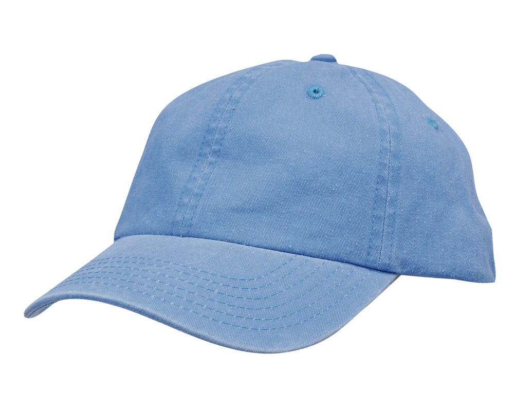 Custom Logo Headwear Canada Enzyme Washed Pigment Dyed Cotton Twill Cap