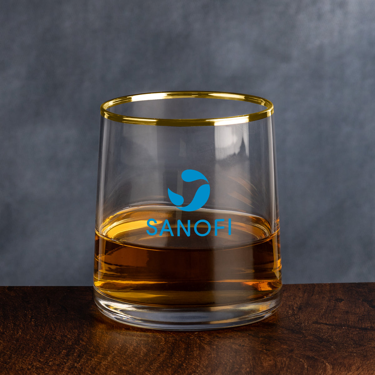 Custom Logo Aberfoyle Gold Rim Whiskey Taster - Imprinted