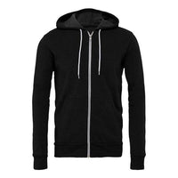 Unisex Sponge Fleece Full-Zip Hoodie Sweatshirt