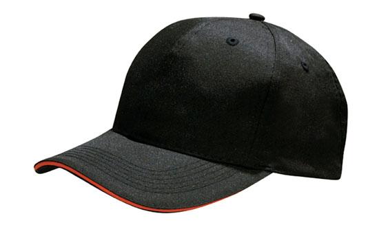 Custom Logo Headwear Canada Breathable Poly Twill with Sandwich Trim