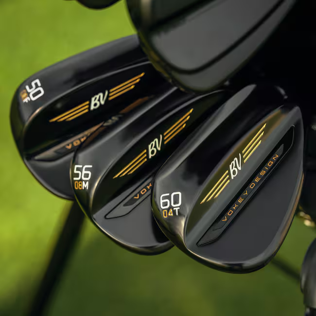 Titleist Limited Edition Black Vapor with Flight Lines Vokey SM11 Wedges