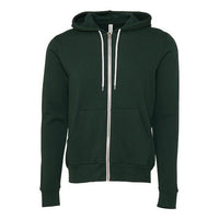 Unisex Sponge Fleece Full-Zip Hoodie Sweatshirt