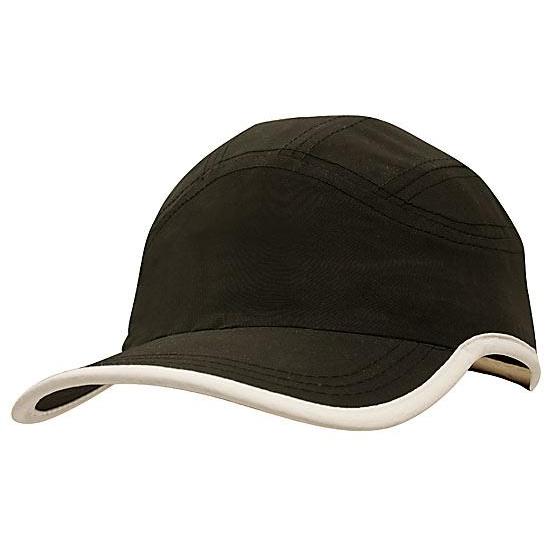 Custom Logo Headwear Canada Microfibre Sports Cap with Trim on Edge of Crown & Peak