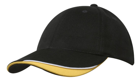 Custom Logo Headwear Canada Brushed Heavy Cotton with Indented Peak