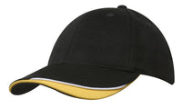 Custom Logo Headwear Canada Brushed Heavy Cotton with Indented Peak