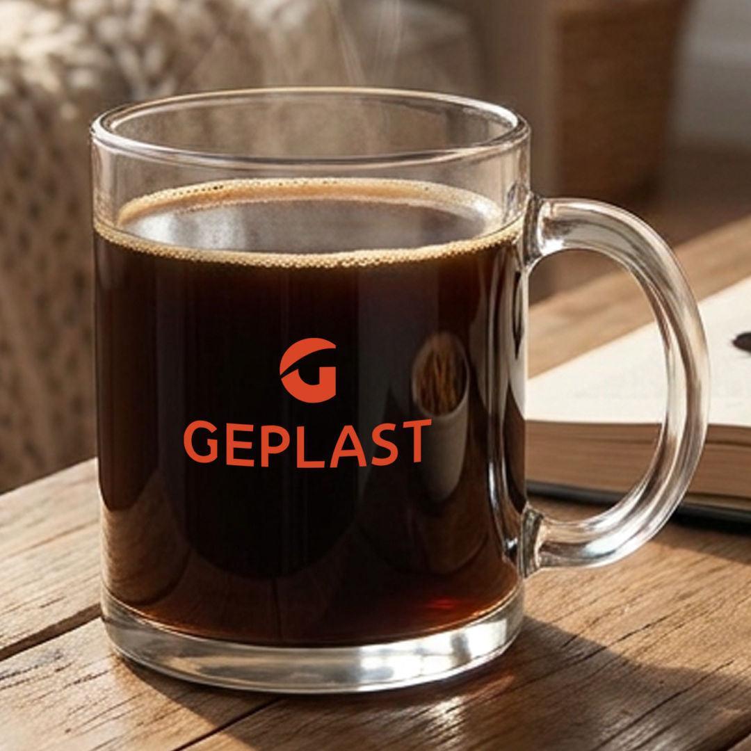 Custom Logo Trenton Glass Coffee Mug - 11oz/13oz