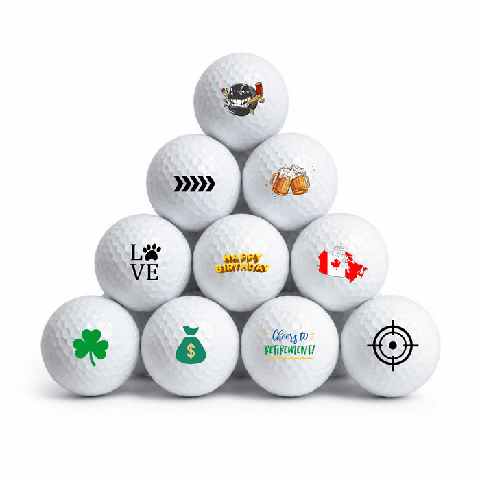 Special Symbol Custom Golf Balls - Unique Titleist TruFeel