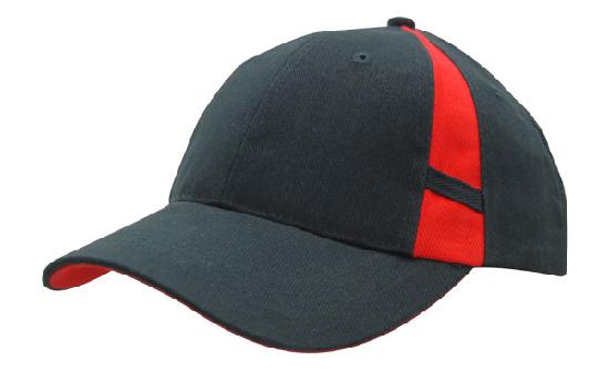 Custom Logo Headwear Canada Brushed Heavy Cotton with Crown Inserts & Contrasting Peak Under & Strap