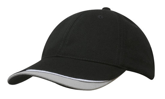 Custom Logo Headwear Canada Brushed Heavy Cotton with Indented Peak