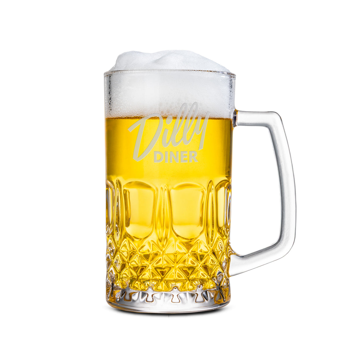 Custom Logo Bierfaust Beer Stein - Deep Etch