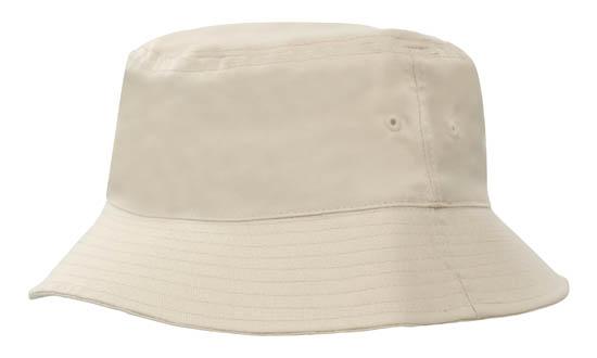 Custom Logo Headwear Canada Breathable Poly Twill Bucket Hat