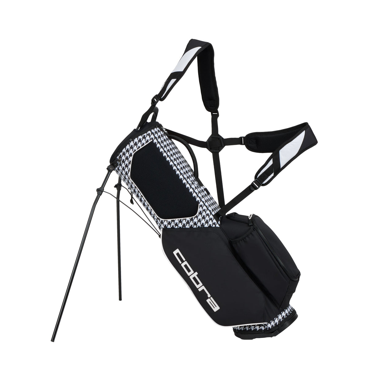 Cobra Ultralight 2 Stand Golf Bag - Houndstooth / Melted Carmel
