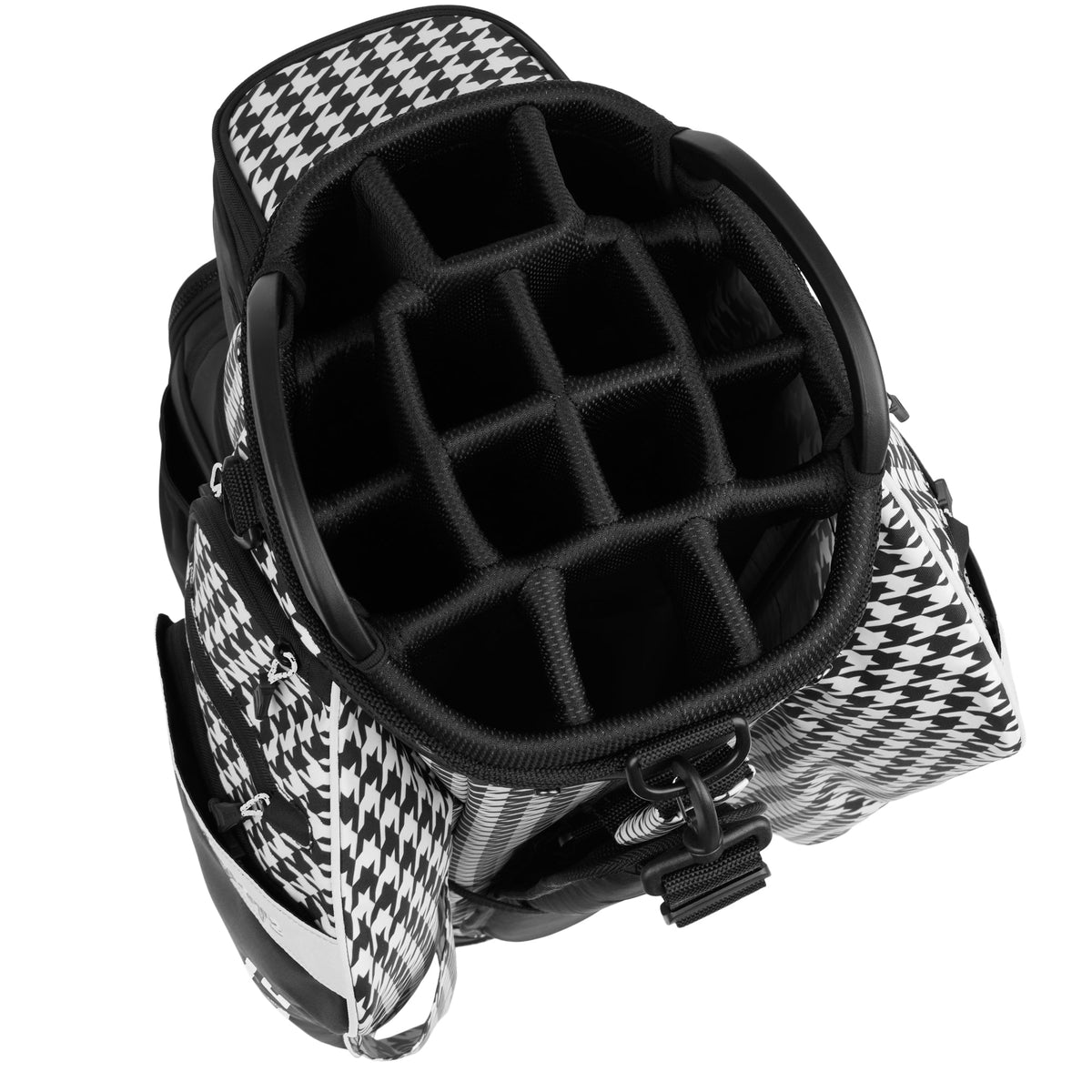 Cobra Ultralight 2 Cart Golf Bag - Houndstooth / Melted Carmel