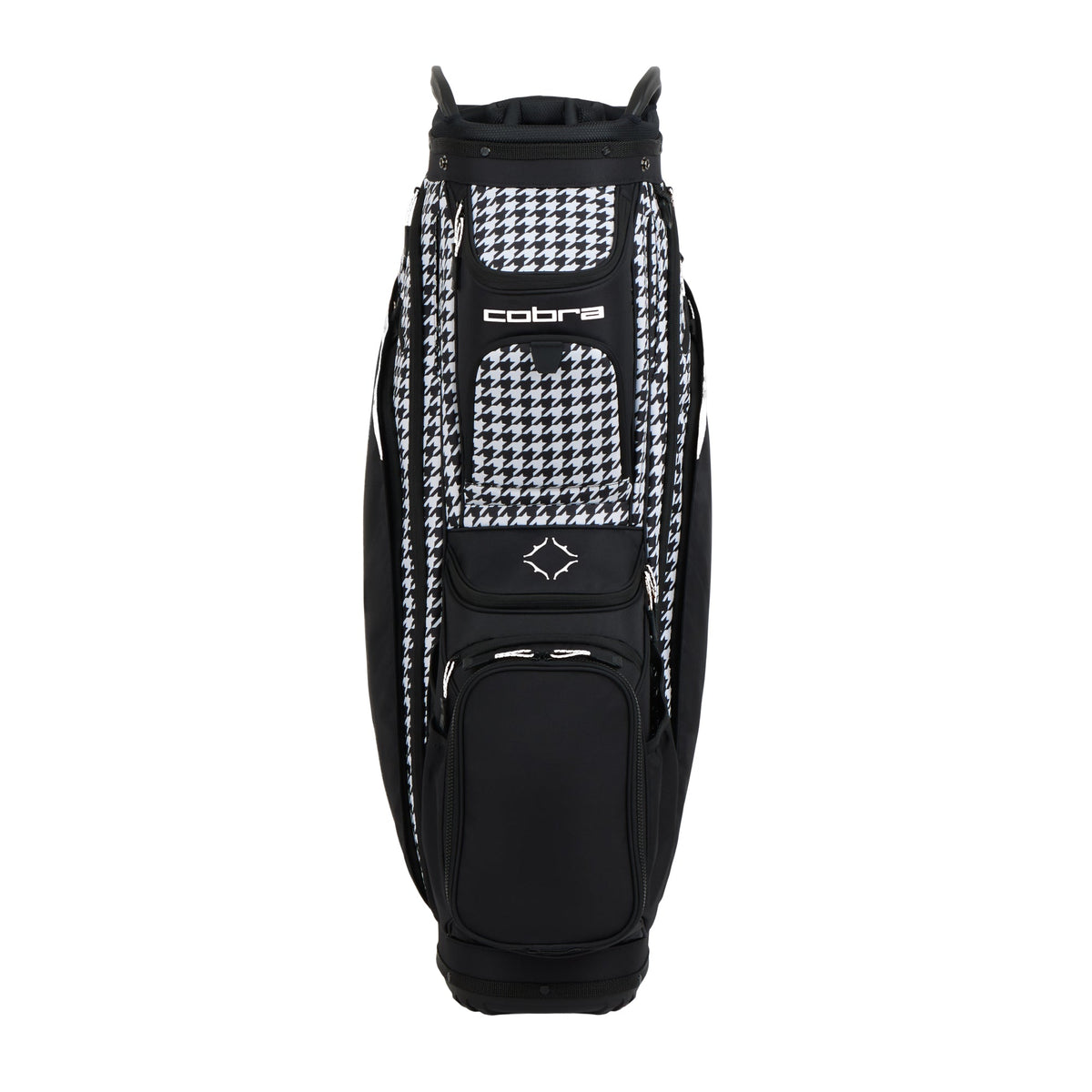 Cobra Ultralight 2 Cart Golf Bag - Houndstooth / Melted Carmel