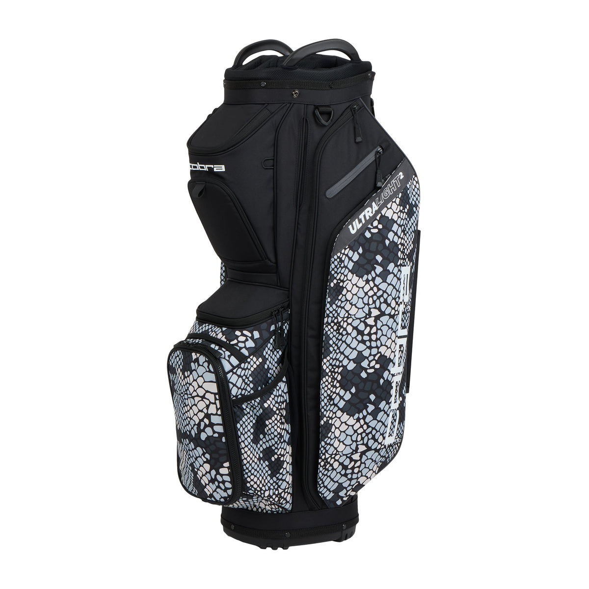 Cobra Ultralight 2 Cart Golf Bag - Black / Snake Camo
